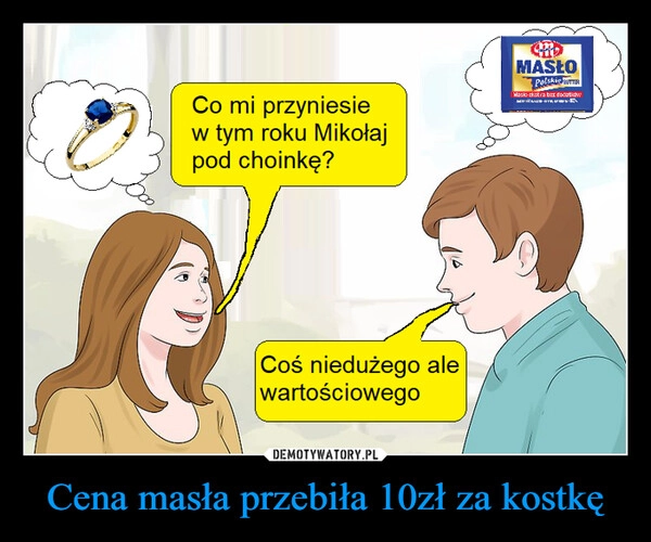 
    Cena masła przebiła 10zł za kostkę