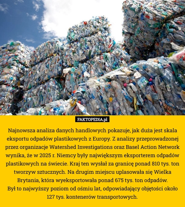 
    Najnowsza analiza danych handlowych pokazuje, jak duża jest skala eksportu