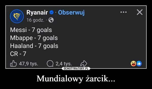 Mundialowy żarcik...