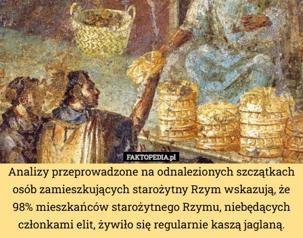 
    Analizy przeprowadzone na odnalezionych szczątkach osób zamieszkujących