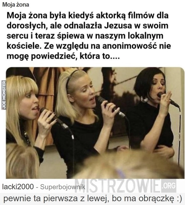 
    Moja żona