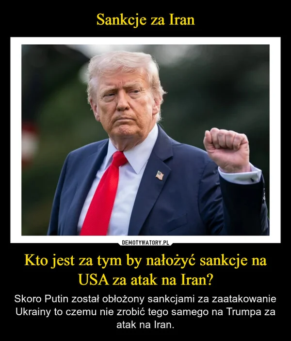
    Sankcje za Iran Kto jest za tym by nałożyć sankcje na USA za atak na Iran?