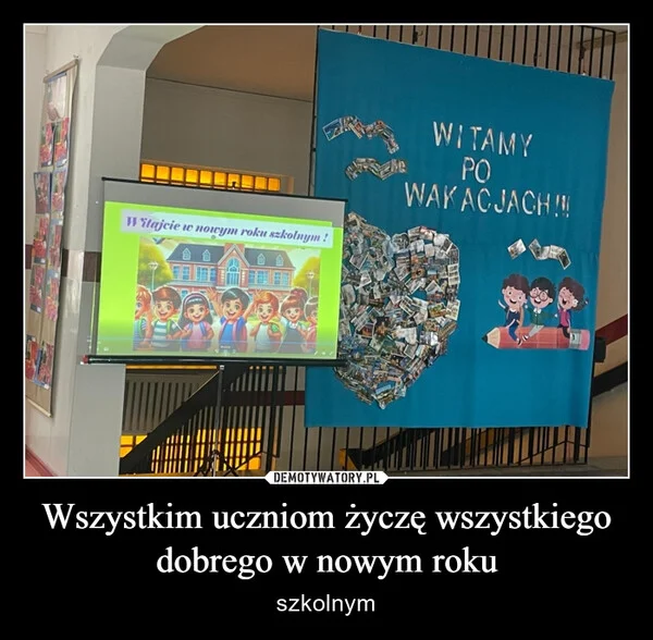 
    Wszystkim uczniom życzę wszystkiego dobrego w nowym roku