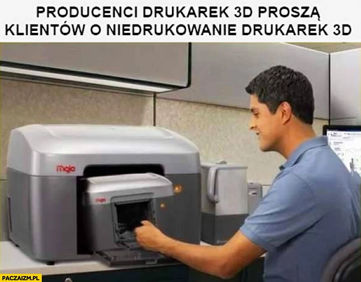 
    Producenci drukarek 3D proszą klientów o niedrukowanie drukarek 3D