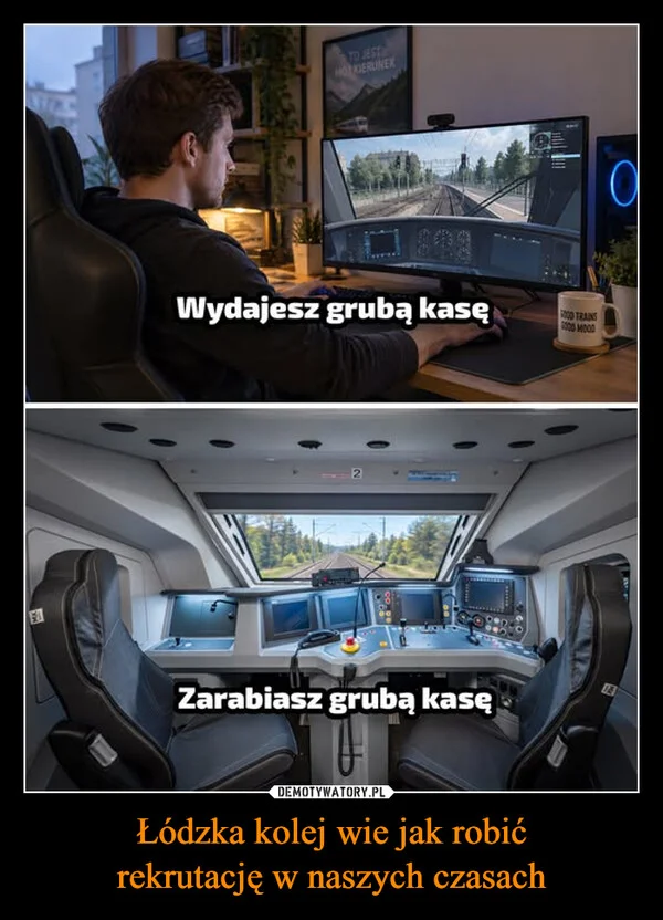 
    Łódzka kolej wie jak robić rekrutację w naszych czasach
