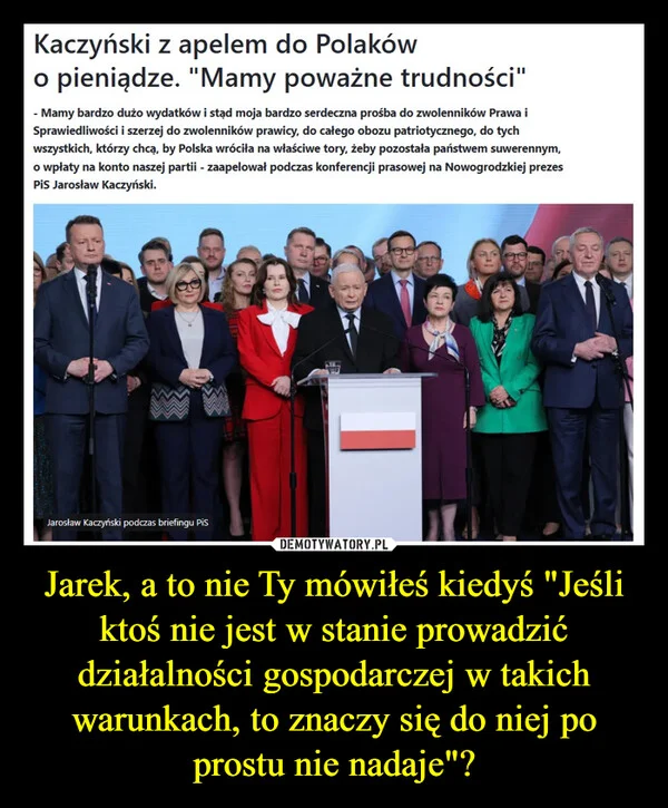 Jarek, a to nie Ty mówiłeś kiedyś 