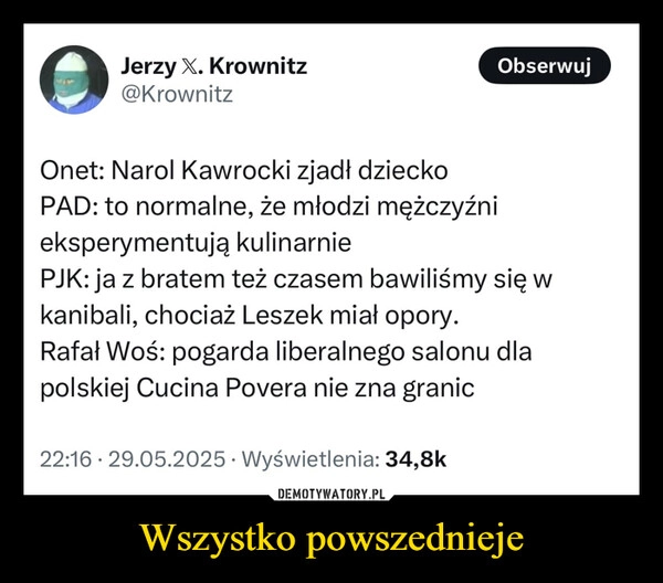 
    Wszystko powszednieje