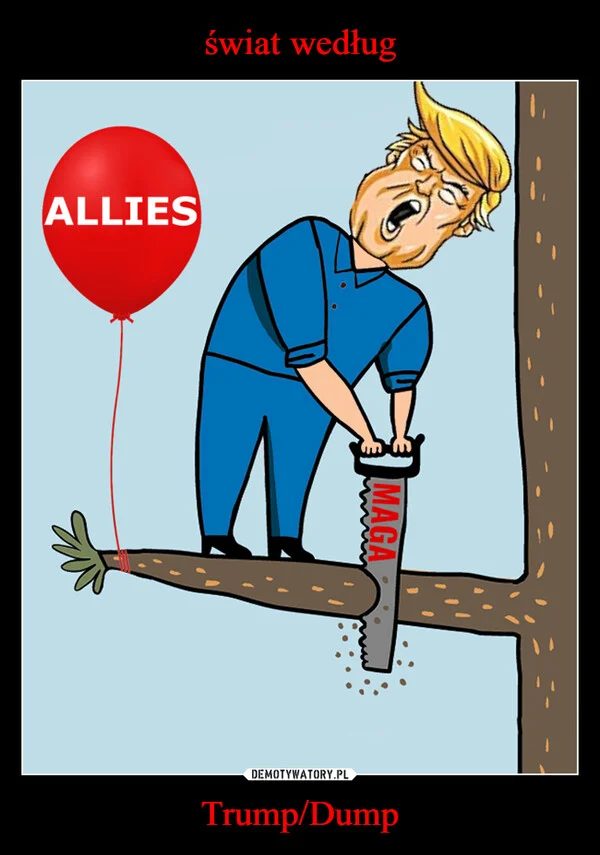 
    świat według Trump/Dump