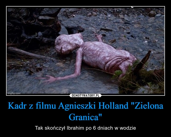 
    Kadr z filmu Agnieszki Holland "Zielona Granica"