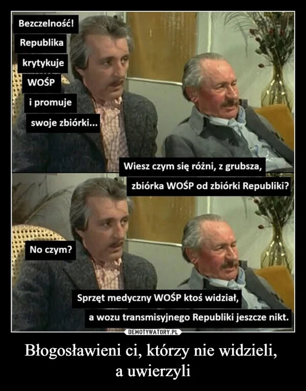 
    Błogosławieni ci, którzy nie widzieli, a uwierzyli