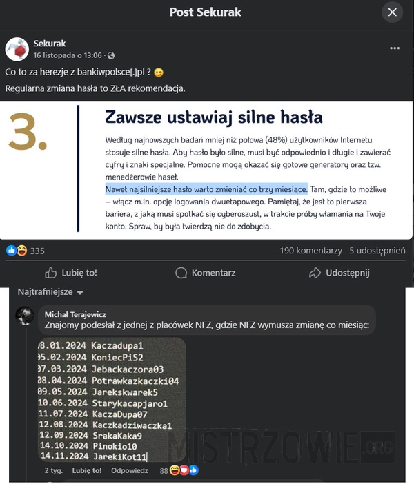 
    Hasła, ale nie wyborcze