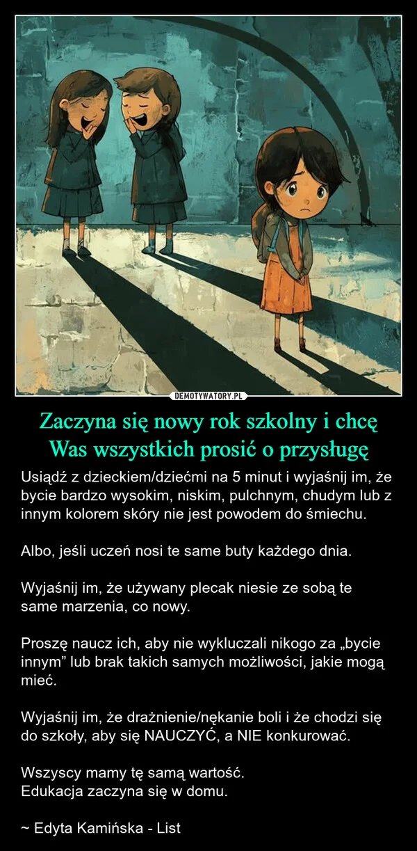 
    Zaczyna się nowy rok szkolny i chcę Was wszystkich prosić o przysługę
