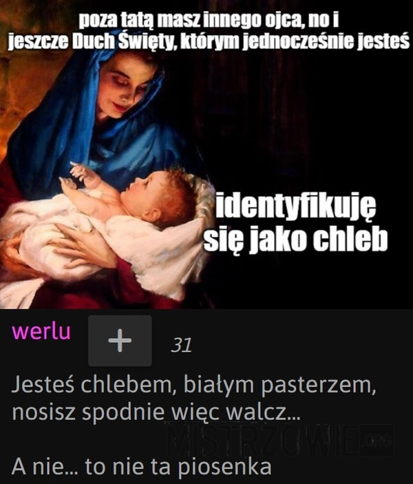 
    
			Jestem chlebem					