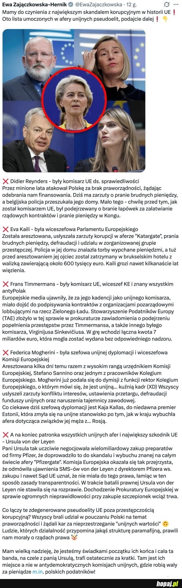 
    Skandal korupcyjny w UE