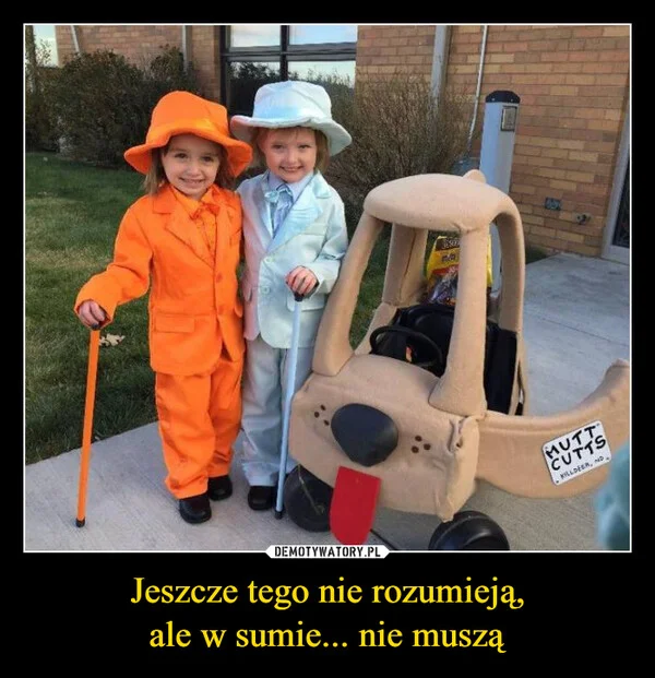 
    Jeszcze tego nie rozumieją, ale w sumie... nie muszą