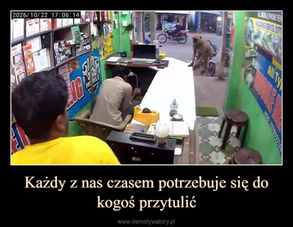 
    Każdy z nas czasem potrzebuje się do kogoś przytulić