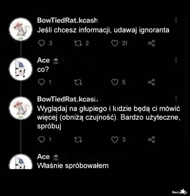 
    Udawanie ignoranta 