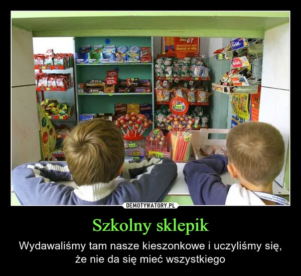 
    Szkolny sklepik