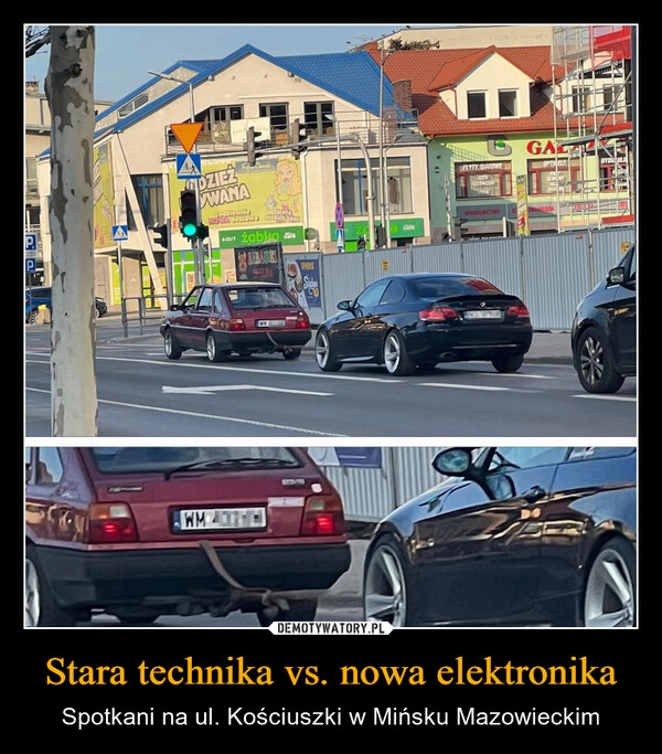 
    Stara technika vs. nowa elektronika