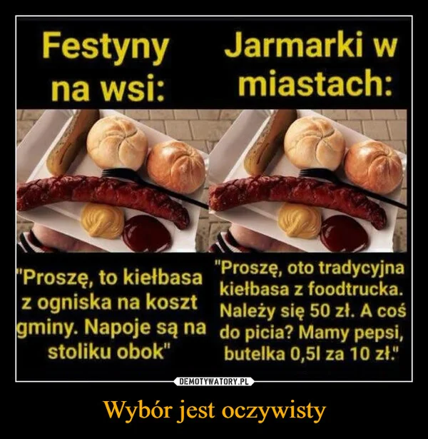 Wybór jest oczywisty