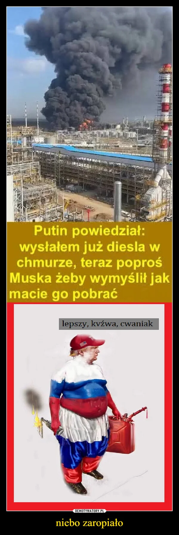 
    niebo zaropiało