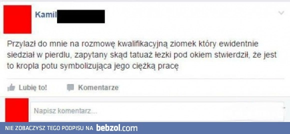 
    Łezka