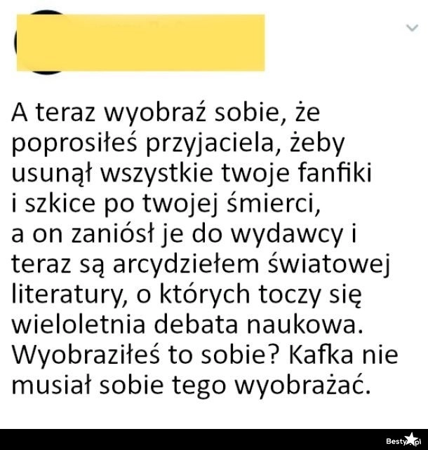 
    O przyjacielu, który nie posłuchał 