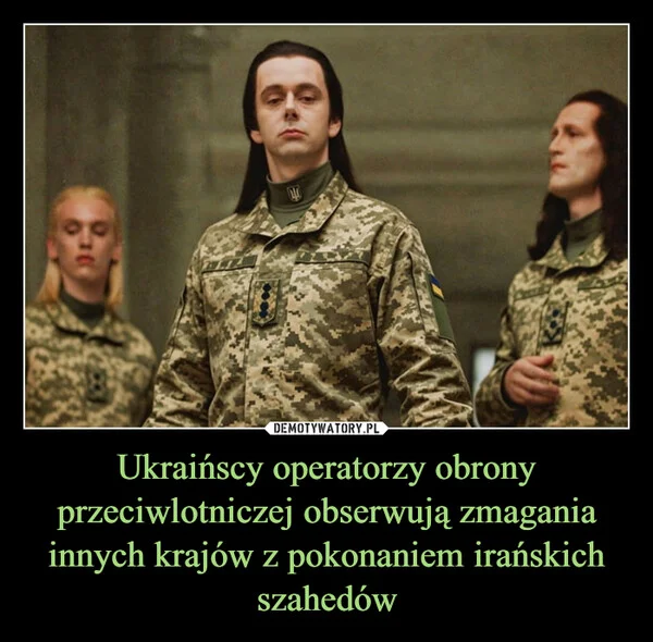 
    Ukraińscy operatorzy obrony przeciwlotniczej obserwują zmagania innych krajów z pokonaniem irańskich szahedów