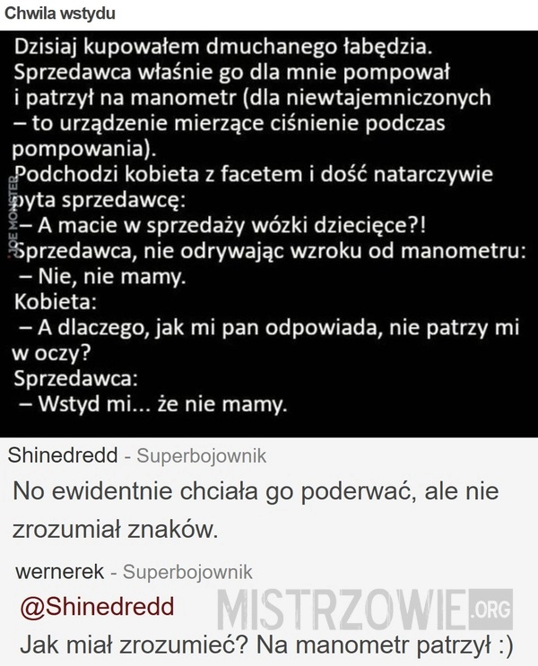 
    Chwila wstydu