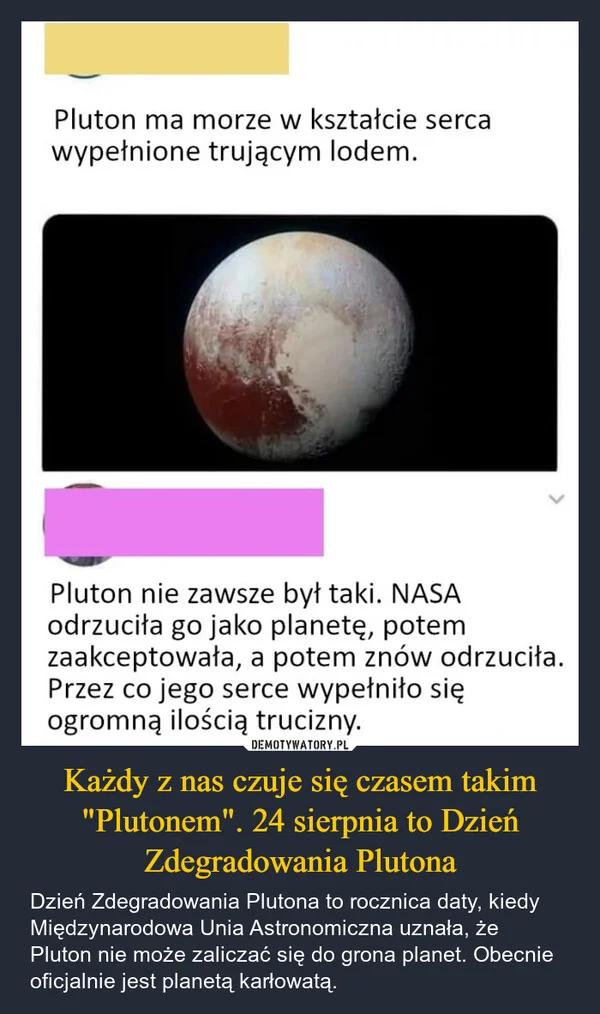 
    Każdy z nas czuje się czasem takim 