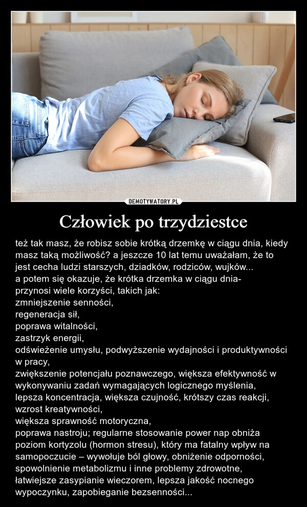 
    Człowiek po trzydziestce