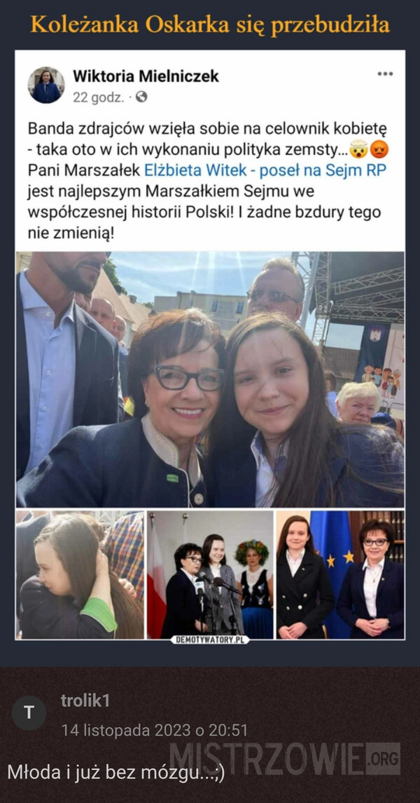 
    Polityczna zemsta