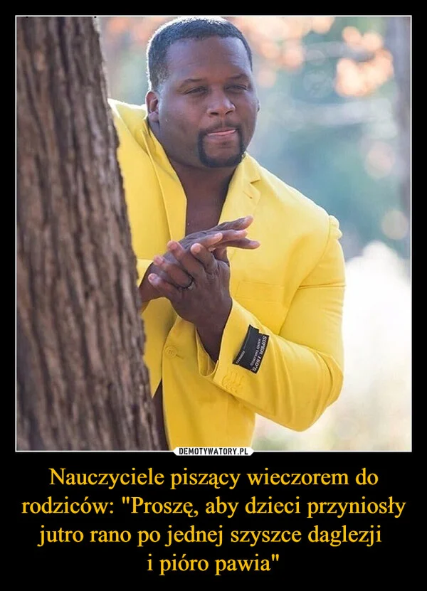 Nauczyciele piszący wieczorem do rodziców: 