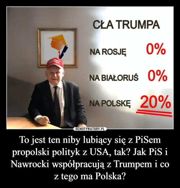 
    To jest ten niby lubiący się z PiSem propolski polityk z USA, tak? Jak PiS i Nawrocki współpracują z Trumpem i co z tego ma Polska?
