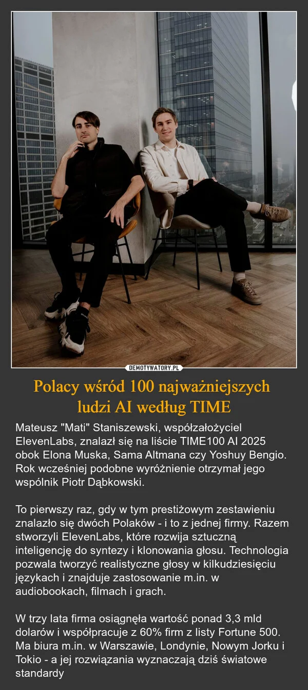
    Polacy wśród 100 najważniejszych ludzi AI według TIME