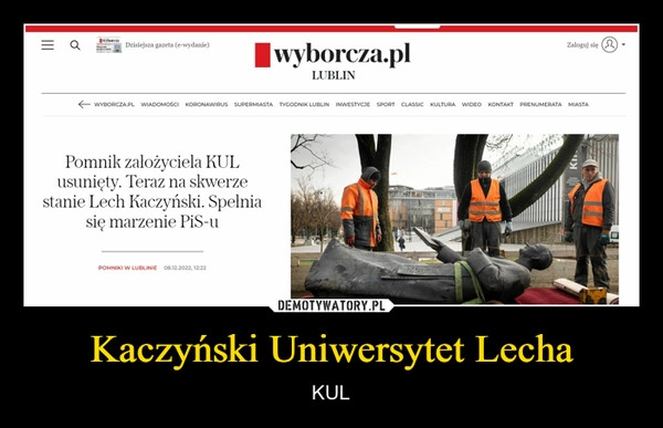 
    
Kaczyński Uniwersytet Lecha 