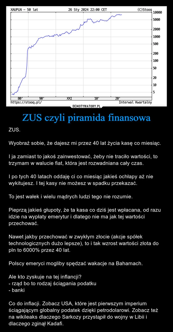 
    ZUS czyli piramida finansowa