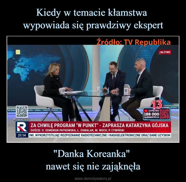 
    Kiedy w temacie kłamstwa wypowiada się prawdziwy ekspert 