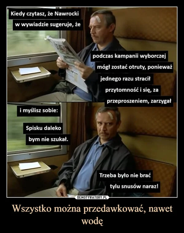 
    Wszystko można przedawkować, nawet wodę