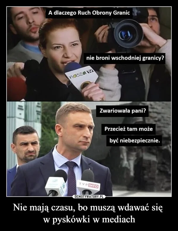 
    Nie mają czasu, bo muszą wdawać się w pyskówki w mediach