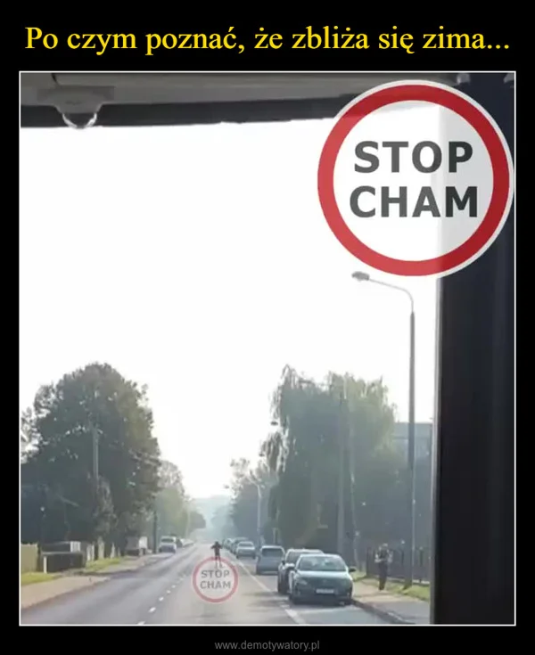 Po czym poznać, że zbliża się zima...