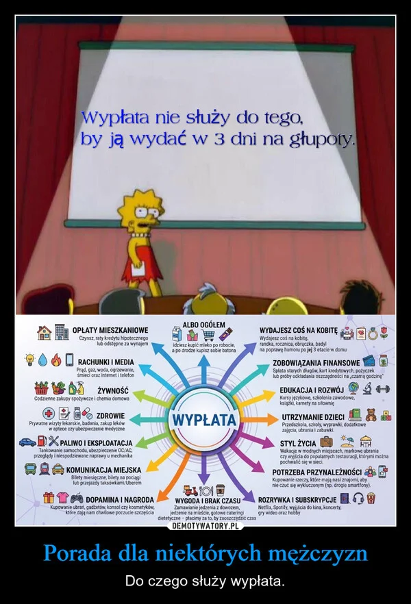 
    Porada dla niektórych mężczyzn