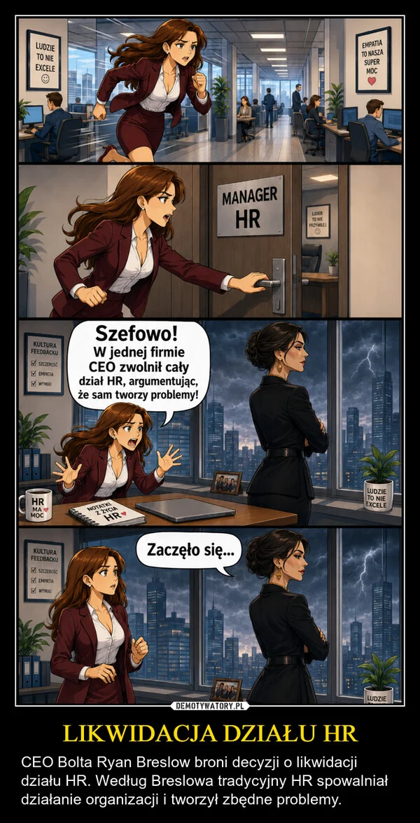 
    LIKWIDACJA DZIAŁU HR