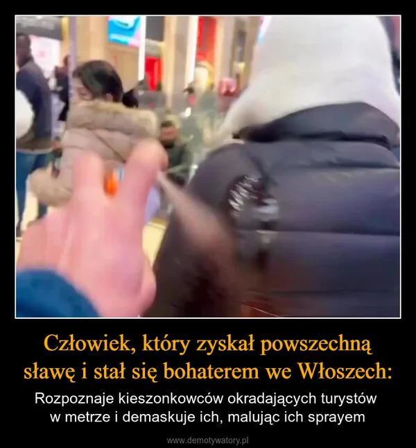 
    Człowiek, który zyskał powszechną sławę i stał się bohaterem we Włoszech: