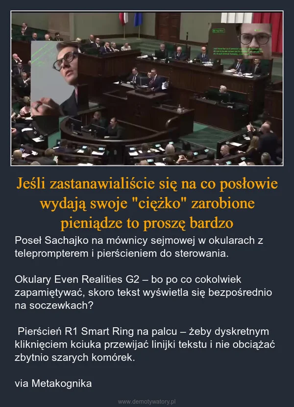 
    Jeśli zastanawialiście się na co posłowie wydają swoje 