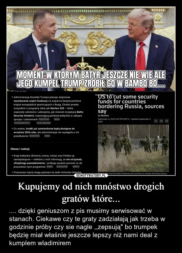 
    Kupujemy od nich mnóstwo drogich gratów które...
