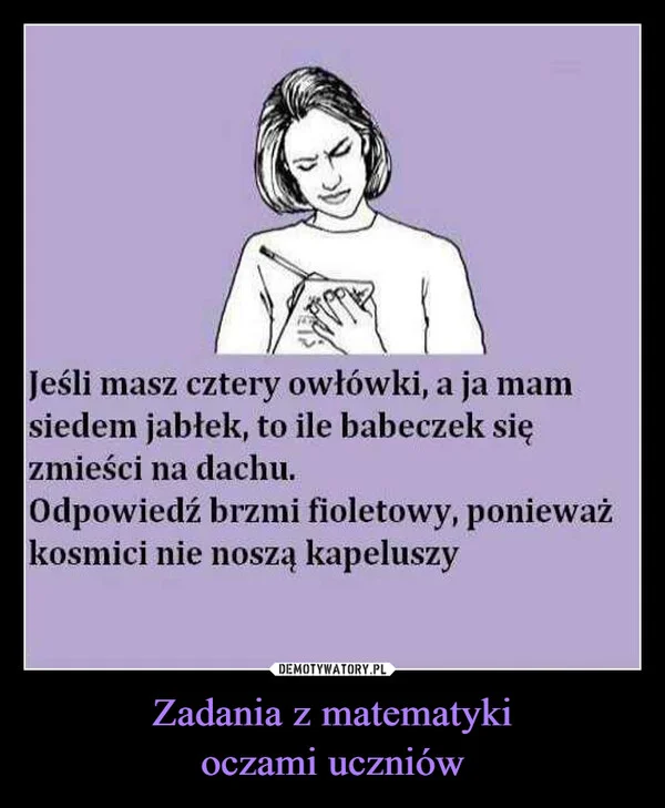 
    Zadania z matematyki oczami uczniów