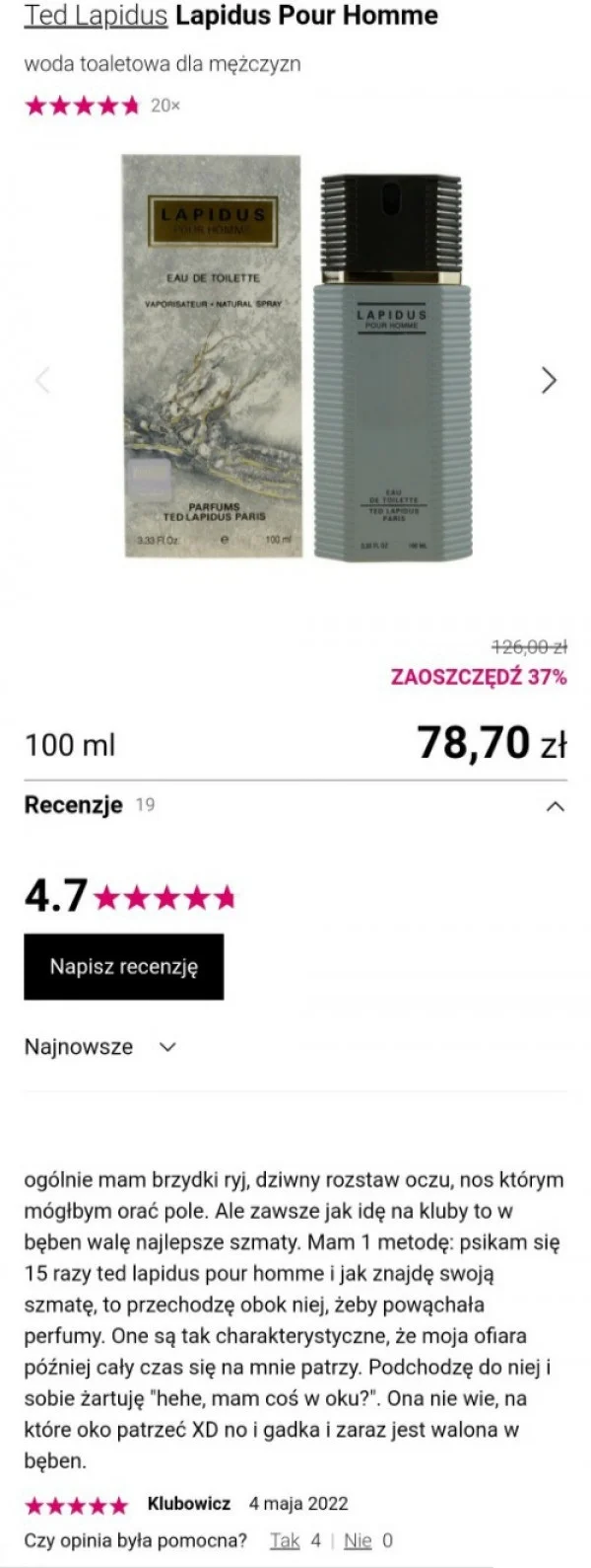 
    Najlepsza recenzja perfum