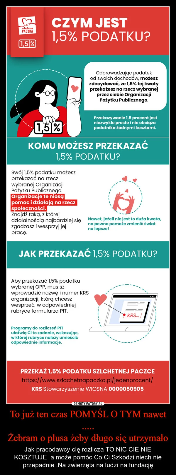 
    To już ten czas POMYŚL O TYM nawet ..... Żebram o plusa żeby długo się utrzymało
