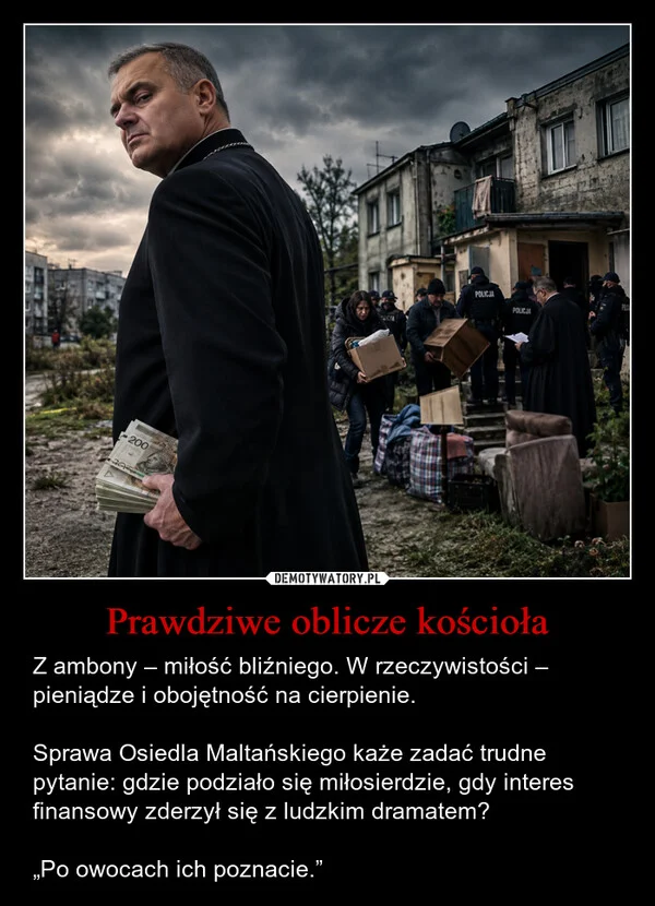 Prawdziwe oblicze kościoła
